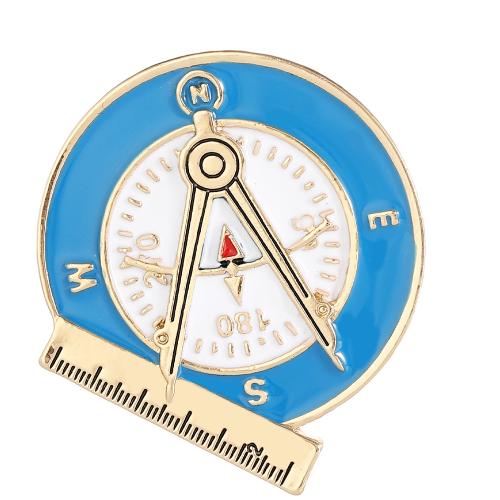 Broche émail, alliage de zinc, unisexe, doré, Vendu par PC