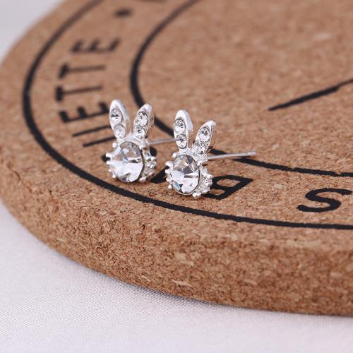 亜鉛合金ラインス トーン　スタッド ピアス, 亜鉛合金, とともに プラスチック製パール, メッキ, 異なるスタイルを選択 & 女性用 & ライン石のある, 15mm, 売り手 ペア