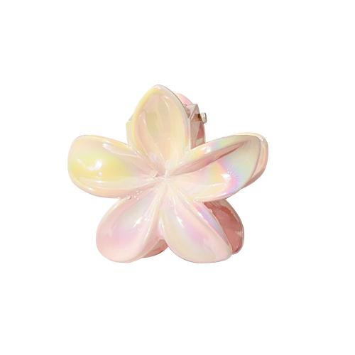 ヘアクロウクリップ, プラスチック, 花形, メッキ, グラデーション カラー & 女性用, 無色, 売り手 パソコン