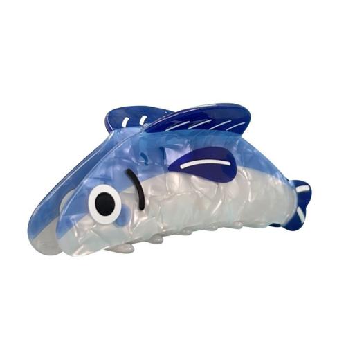 ヘアクロウクリップ, PVC(ポリ塩化ビニル)プラスチック, 魚, 焼きつけニス, 異なるサイズの選択 & 女性用, 売り手 パソコン