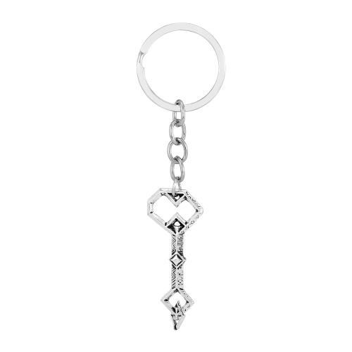 Zinc Alloy Key Clasp, multifunctional & Unisex & hollow, original color 