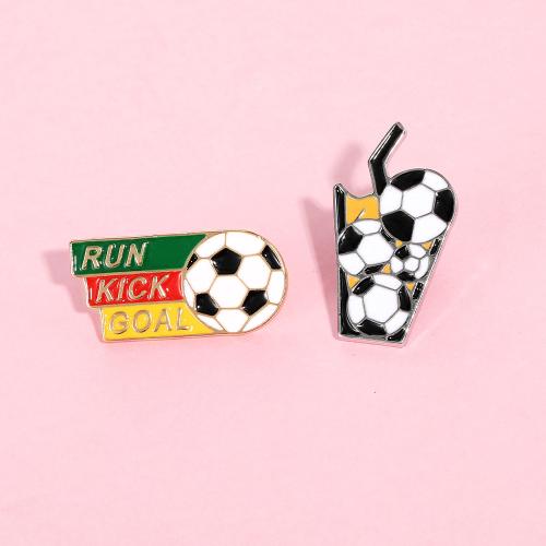 Broche émail, alliage de zinc, unisexe & styles différents pour le choix, couleur originale, Vendu par PC