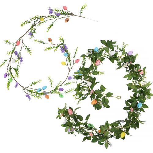 Artificial Plant, Plastic, with Silk Flower, handmade 