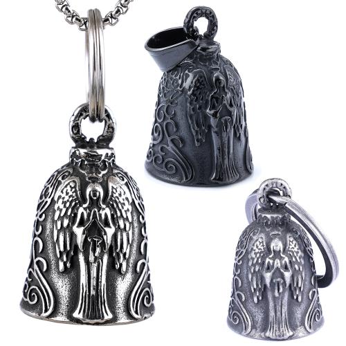 Stainless Steel Pendants, 304 Stainless Steel, Bell, polished, DIY 