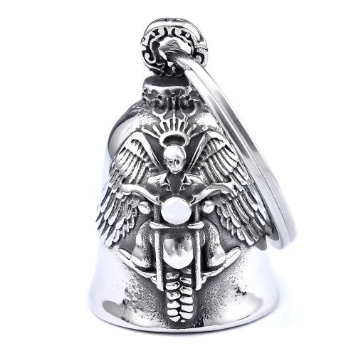 Stainless Steel Pendants, 304 Stainless Steel, Bell, plated, DIY 