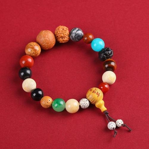 Eighteen Bodhi Bracelet, polished, vintage & Unisex Approx 6-8 Inch [