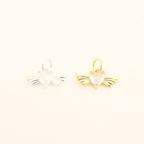Cubique Pendentif en laiton zircon pavent, coeur, DIY & pavé de micro zircon, plus de couleurs à choisir Vendu par PC