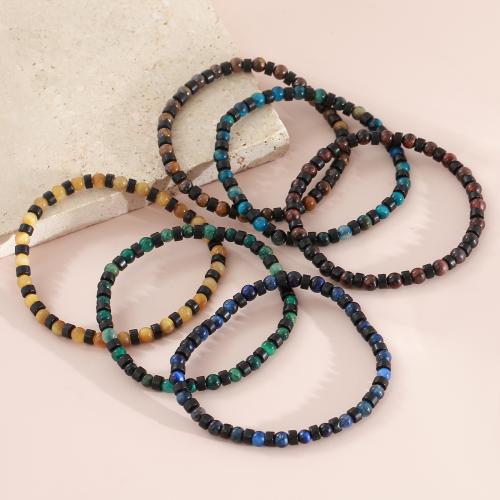 Edelstein Armbänder, Naturstein, mit elastischer Faden, handgemacht, Modeschmuck & verschiedenen Materialien für die Wahl & für den Menschen, verkauft von PC