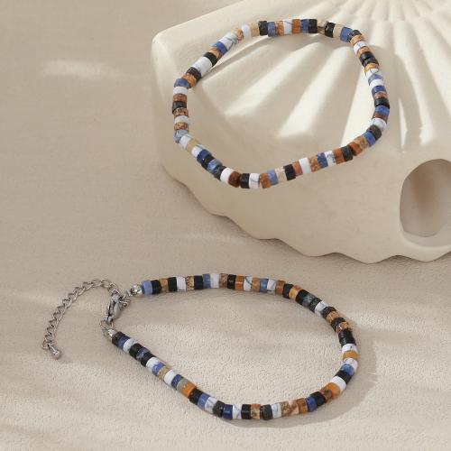 Edelstein Armbänder, Naturstein, mit elastischer Faden, handgemacht, Modeschmuck & verschiedene Stile für Wahl & für den Menschen, verkauft von PC