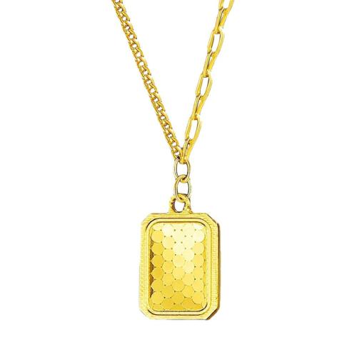 Collier en laiton fait à la main, Placage de couleur d'or, bijoux de mode, doré Environ 45 cm, Vendu par PC