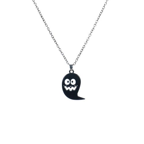alliage de zinc collier, Placage, Halloween Design & styles différents pour le choix & pour femme & émail Environ 29.5 pouce, Vendu par PC[