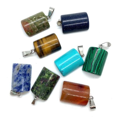 pendentif en alliage zinc à gemme , pierre gemme, avec alliage de zinc, Motif géométrique, DIY & différents matériaux pour le choix Vendu par PC