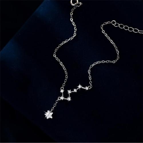 Strass bracelets de cuivre, laiton, Placage, bijoux de mode & avec strass, argent Environ 19 cm, Vendu par PC