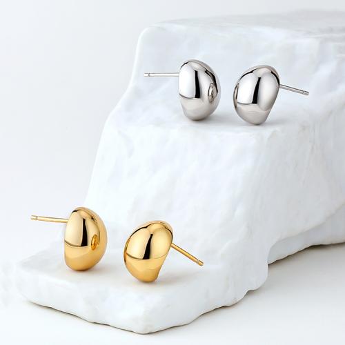 Латуни Стад Серьги, Латунь, Другое покрытие, ювелирные изделия моды, Много цветов для выбора продается Пара