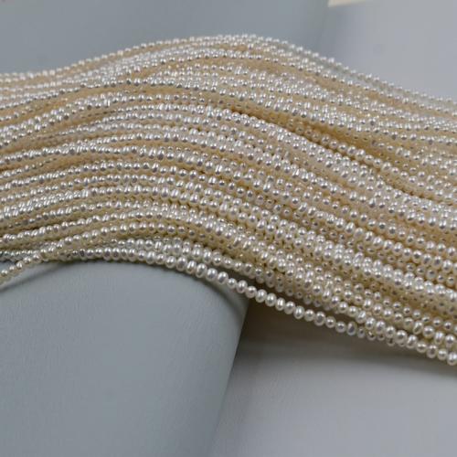 Perle comme Pommes de terre perles d'eau douce, perle d'eau douce cultivée, pomme de terre, DIY, blanc cm, Vendu par brin