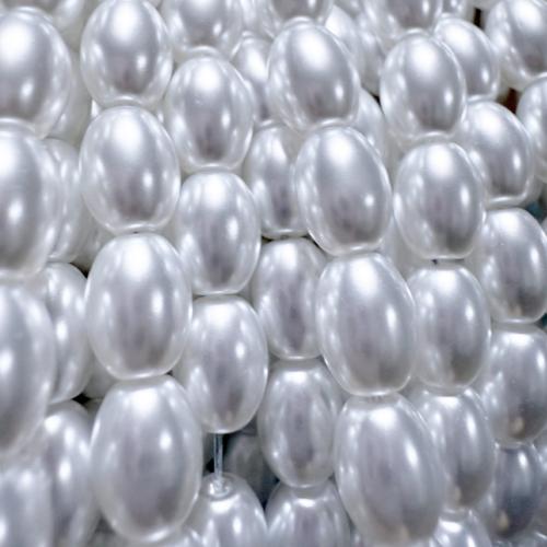 Perlmuttartige Glasperlen, Kartoffel, DIY, keine, 4x8mm, verkauft von Strang