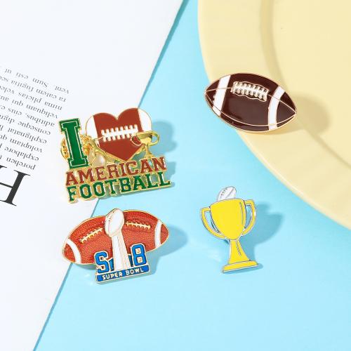 Broche émail, alliage de zinc, Placage, unisexe & styles différents pour le choix, Vendu par PC