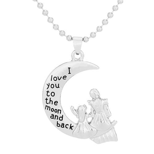 alliage de zinc collier, Placage, bijoux de mode & pour femme, couleur originale, Vendu par PC