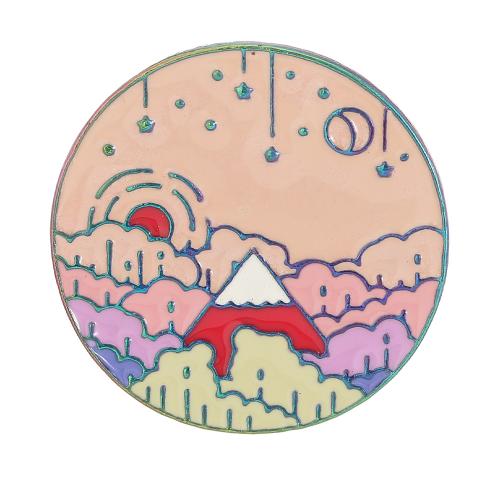 Broche émail, alliage de zinc, unisexe, Vendu par PC