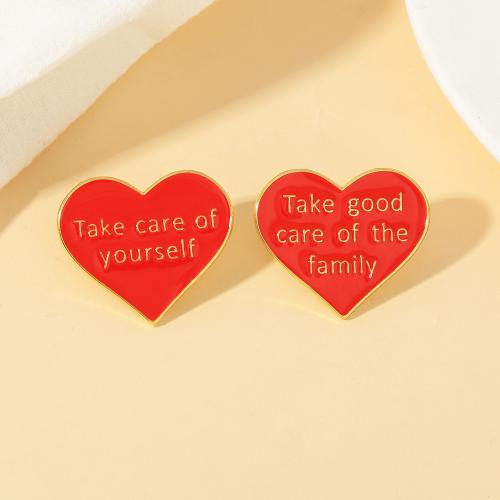 Broche émail, alliage de zinc, Placage, unisexe & modèles différents pour le choix, doré, Vendu par PC