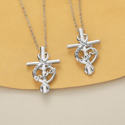 Collier en laiton fait à la main, Placage, unisexe & creux, couleur originale, Vendu par PC