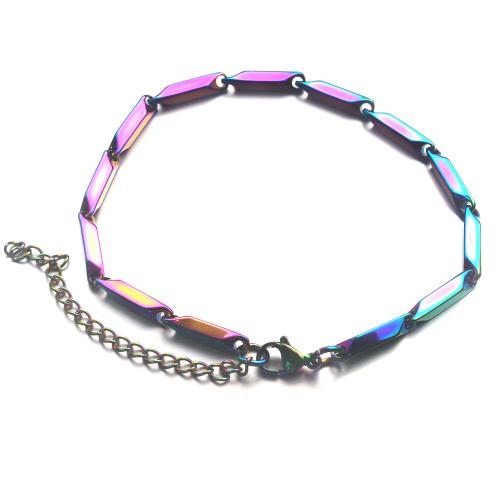 Acier inoxydable 304 bracelet, Placage, longueur différente pour le choix & unisexe, plus de couleurs à choisir, Vendu par PC