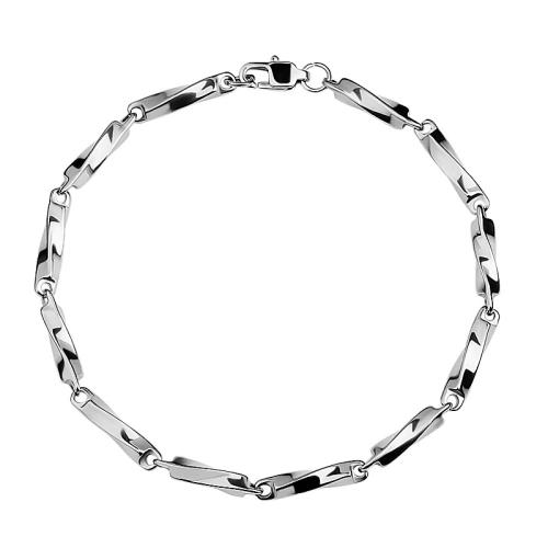Acier inoxydable 304 bracelet, unisexe & styles différents pour le choix, couleur originale, Vendu par PC