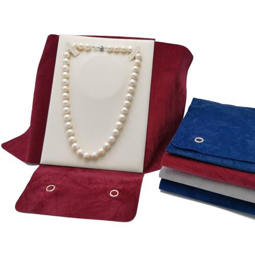 Cloth Jewelry Packing Bag, with Plush, Rectangle, dustproof [