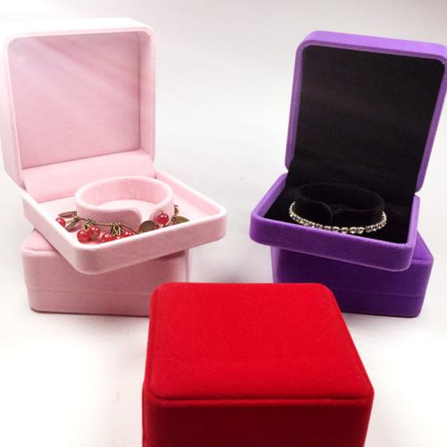 velours de coton boîte de bracelet, cadre, Anti-poussière, plus de couleurs à choisir Vendu par PC