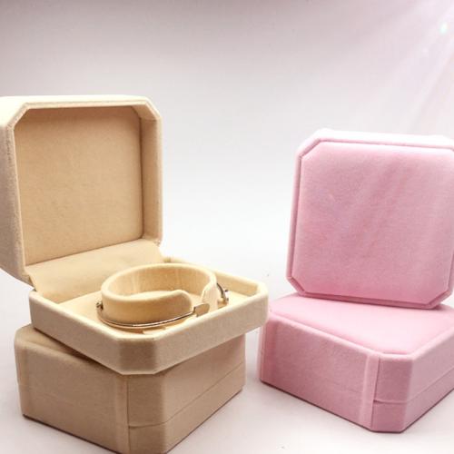 Baumwollsamt Armbandkasten, Staubdicht, keine, 90x90x40mm, verkauft von PC[