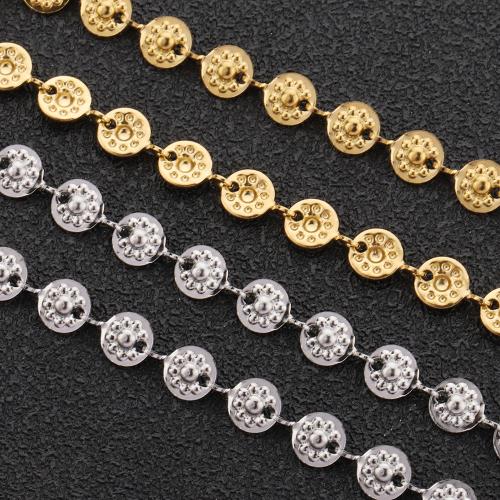 Stainless Steel Chain Jewelry, 304 Stainless Steel, gold color plated, DIY 