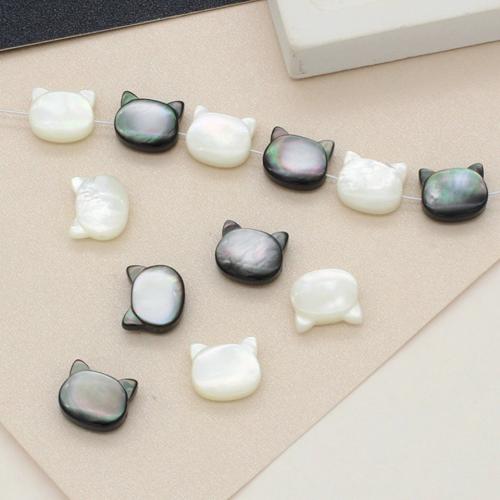 Бусы из морских ракушек, Белая раковина для губ, с Черная-Лип-Шелл, плакирован золотом, DIY, Много цветов для выбора, не содержит никель, свинец, 6-10MM, 10ПК/сумка, продается сумка