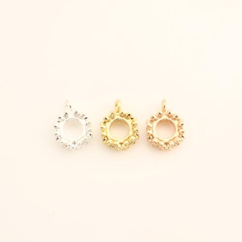 Cubique Pendentif en laiton zircon pavent, DIY & pavé de micro zircon, plus de couleurs à choisir Vendu par PC