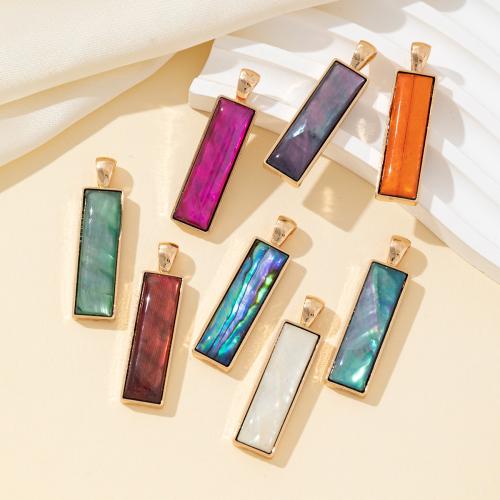 Zinc Alloy Shell Pendants, with Zinc Alloy, plated, fashion jewelry 