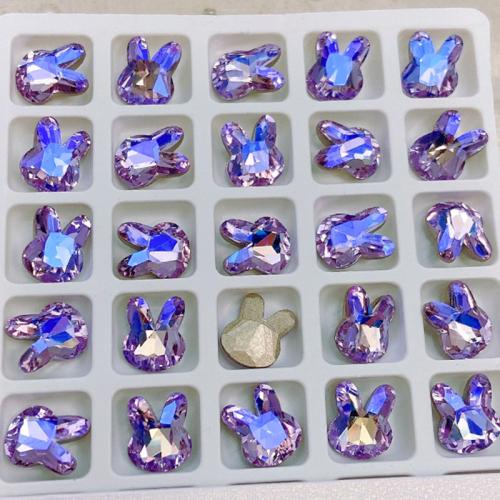 art d'ongle d'argile polymère , cristal, lapin, DIY & facettes, plus de couleurs à choisir Vendu par PC[