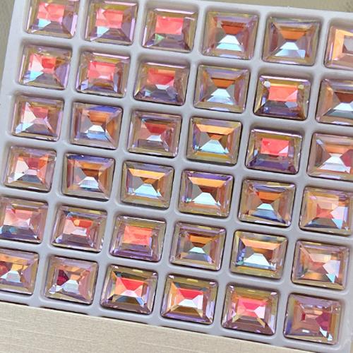 art d'ongle d'argile polymère , cristal, DIY & styles différents pour le choix & facettes, Lt rose, Vendu par PC