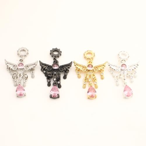 Cubique Pendentif en laiton zircon pavent, DIY & pavé de micro zircon, plus de couleurs à choisir Vendu par PC