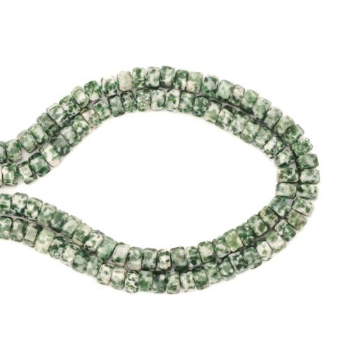 Green Spot Stone Beads, DIY, mixed colors Approx 38length_unit 