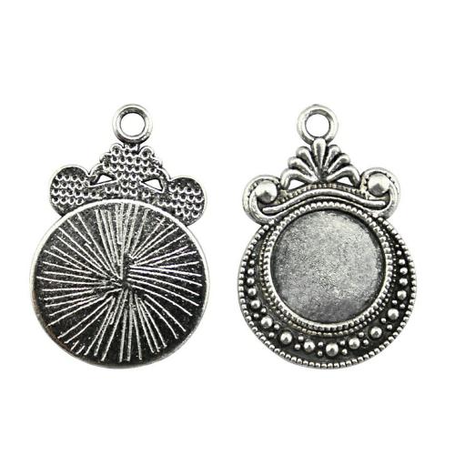 Pendantif en Alliage de zinc  , Placage, DIY, plus de couleurs à choisir, Diamètre inté Environ 12mm, Vendu par PC
