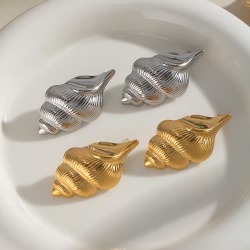 Boucle en acier inoxydable, Acier inoxydable 304, Placage de couleur d'or, bijoux de mode, plus de couleurs à choisir, Vendu par paire