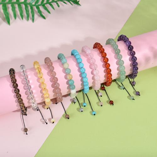 Edelstein Armbänder, Naturstein, mit Achat & Natürlicher Quarz, Modeschmuck, keine, 90x90x20mm, verkauft von PC