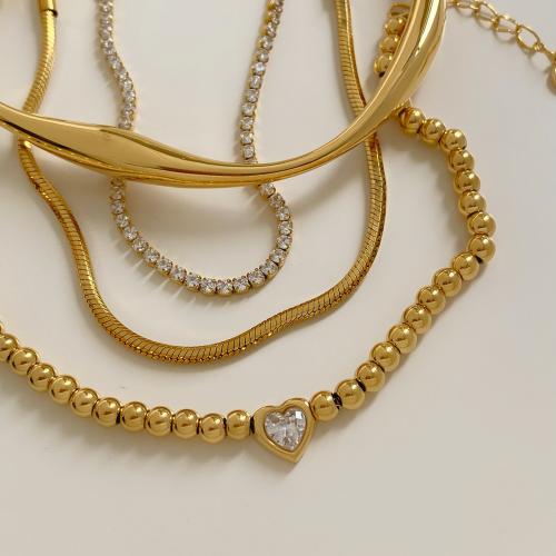 Bracelets en acier inoxydable, Acier inoxydable 304, Placage, bijoux de mode & styles différents pour le choix & pour femme, plus de couleurs à choisir, Vendu par PC