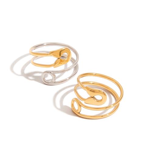 Bague en acier inoxydable, Acier inoxydable 304, Placage, styles différents pour le choix & pour femme & creux, plus de couleurs à choisir, Vendu par PC