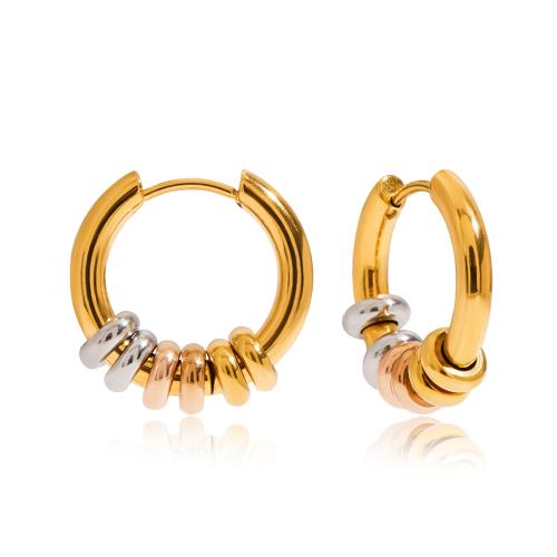 ステンレス　ダングル ピアス, 304ステンレススチール, 18Kゴールドメッキ, ファッションジュエリー & 女性用 & 二色, 売り手 ペア