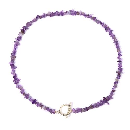 Zinc Alloy Necklace, irregular, handmade & Unisex Approx 17.7 Inch 
