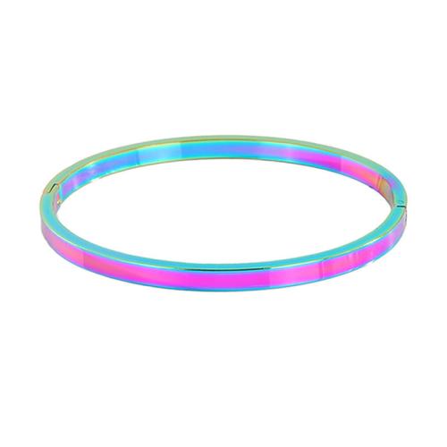 Bracelet en acier inoxydable, Acier inoxydable 304, Placage, bijoux de mode & pour femme, multicolore, Vendu par PC