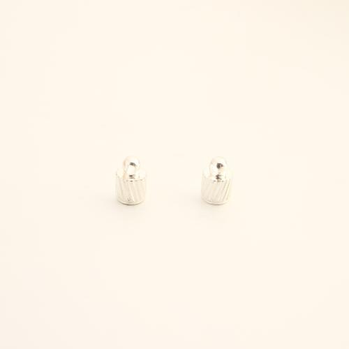 Brass Magnetic Clasp, DIY, silver color [