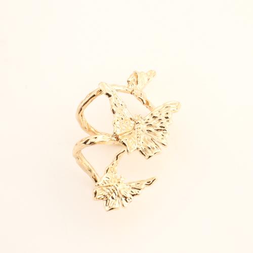 Messing Fingerring, Modeschmuck & für Frau, keine, 44x24x16mm, verkauft von PC