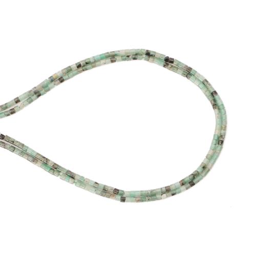 Perles de pierre gemme unique, Émeraude, DIY, couleurs mélangées Environ 38 cm, Vendu par brin