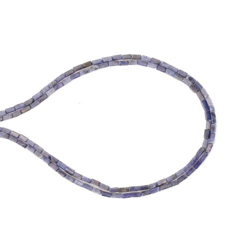 Perles en sodalite, DIY, couleurs mélangées Environ 38 cm, Vendu par brin
